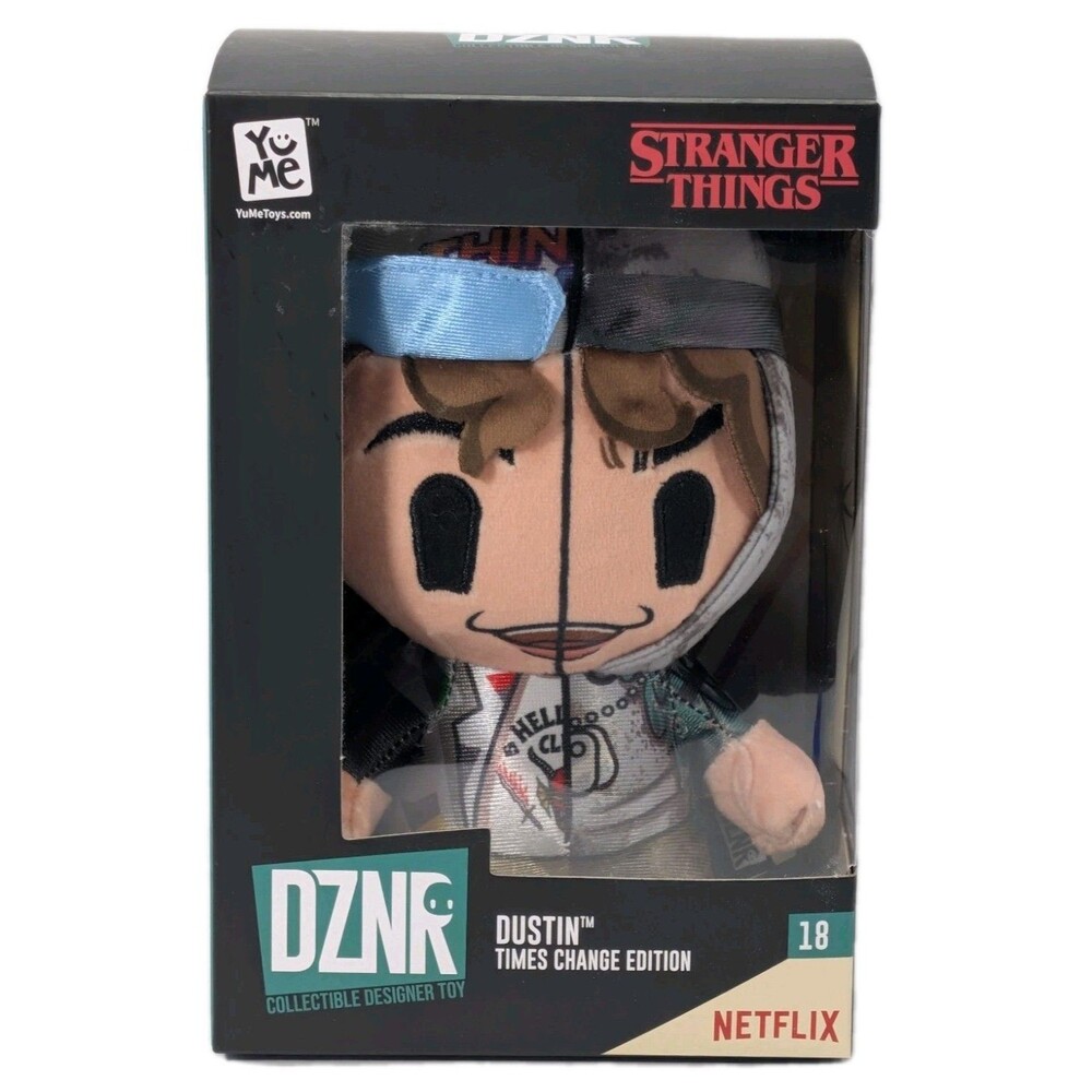 YuMe DZNR Stranger Things Dustin Times Change Edition 7" Plush #18 New in Box
